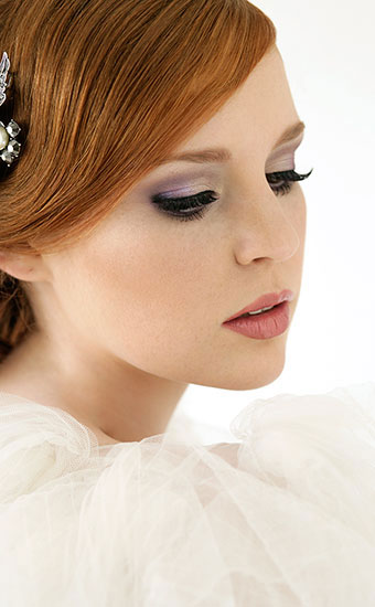 Purple Wedding Makeup Looks